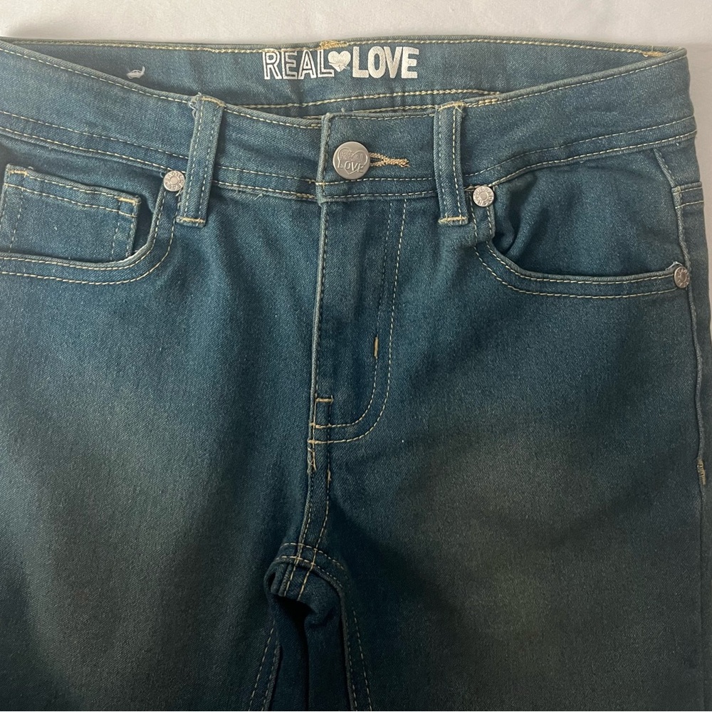 Real Love Girl’s Cute‎ Blue Summer Denim Shorts, Size 7, NWOT - Picture 2 of 7